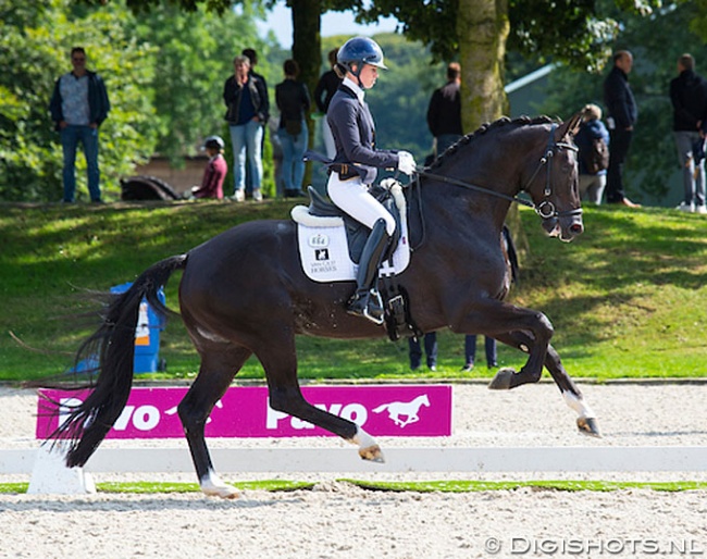Charlotte Fry and Kjento in the 2019 Pavo Cup Semi-Finals :: Photo © Digishots