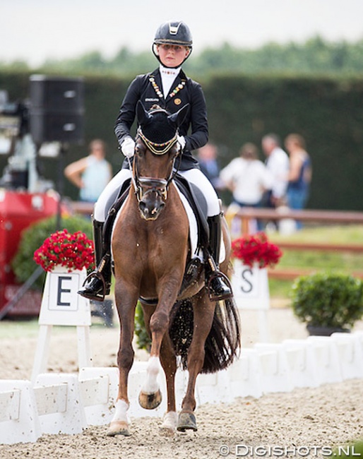 Jette de Jong and Ico van de Beekerheide at the 2019 Belgian Championships :: Photo © Digishots