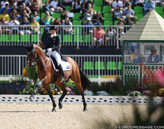 Australian Lyndal Oatley and Sandro Boy at the 2016 Olympic Games in Rio de Janeiro :: Photo © Astrid Appels