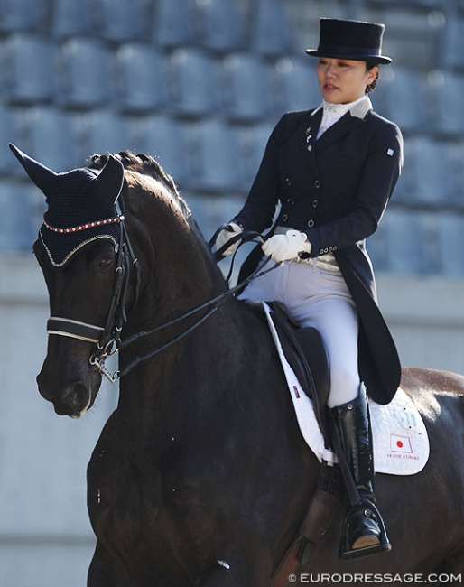 Akane Kuroki and Toots at the 2018 CDI Aachen Dressage Days :: Photo © Astrid Appels