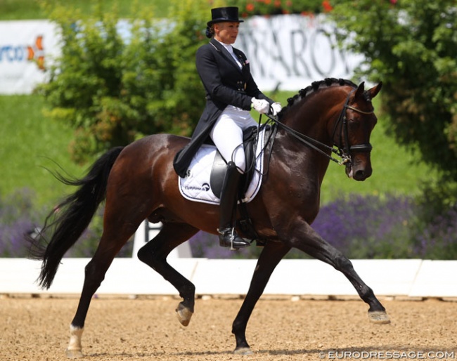 Anja Plönzke and Fahrenheit at the 2018 CDI Fritzens :: Photo © Astrid Appels