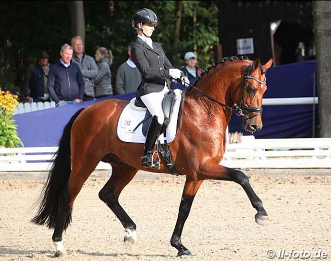 Eva Möller and Valverde at the 2019 Bundeschampionate :: Photo © LL-foto