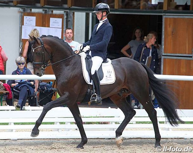 Robin van Lierop and Zum Glück at the 2019 Bundeschampionate :: Photo © LL-foto