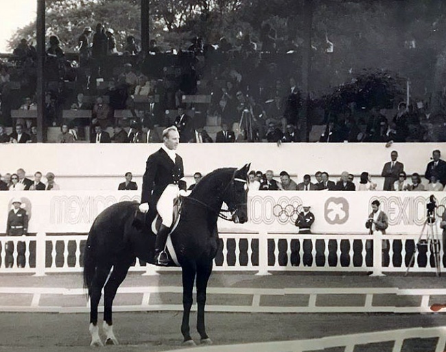 Ivan Kizimov and Ikhor at the 1968 Olympic Games in Mexico City