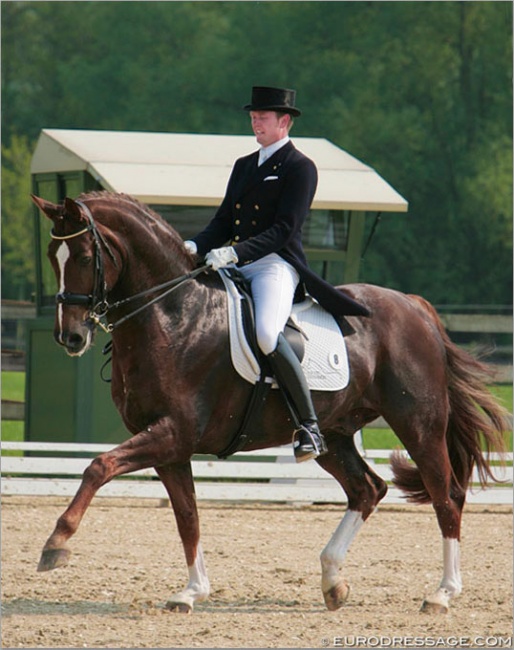 Carl Cuypers and Barclay II at the 2006 CDI Hansbeke :: Photo © Astrid Appels