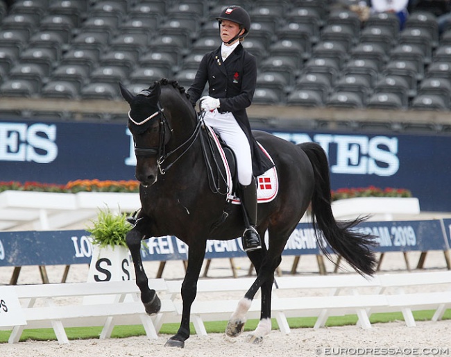 Agnete Kirk Thinggaard and Jojo AZ at the 2019 European Dressage Championships :: Photo © Astrid Appels