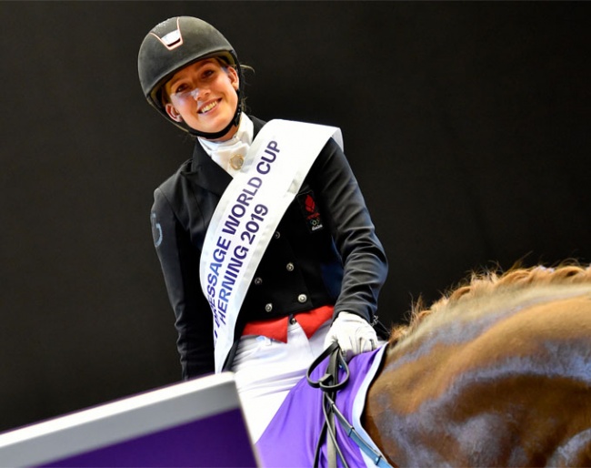 Cathrine Dufour Wins Kur with 88% Earning Freestyle at 2019 CDI-W Herning