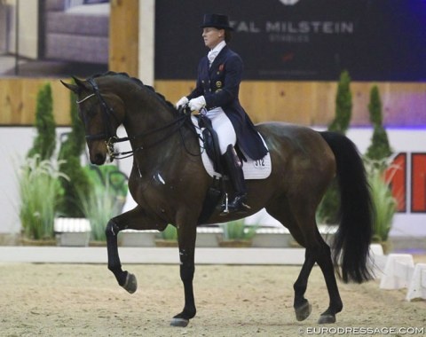 Emma Hindle and Romy del Sol, earlier in the year at the 2019 CDI Lier :: Photo © Astrid Appels