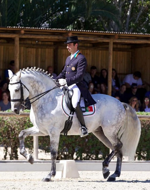 Rodrigo Torres and Fogoso win the 2019 Portuguese Grand Prix Championship at the 2019 CDI Lisbon :: Photo © Rui Pedro Godinho