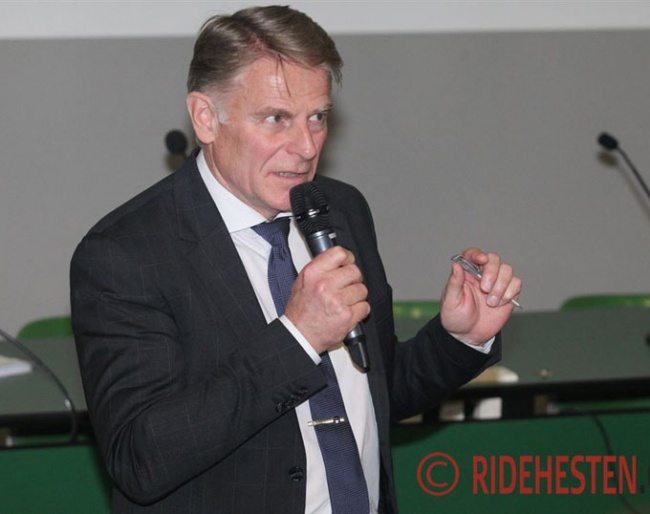 Jan Pedersen at the 2019 WBFSH General Annual Meeting in Saumur :: Photo © Ridehesten