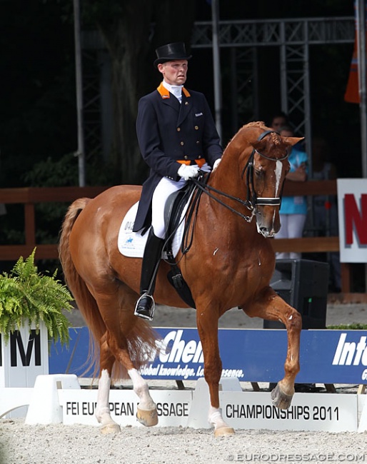 Sander Marijnissen and Moedwil at the 2011 European Dressage Championships :: Photo © Astrid Appels