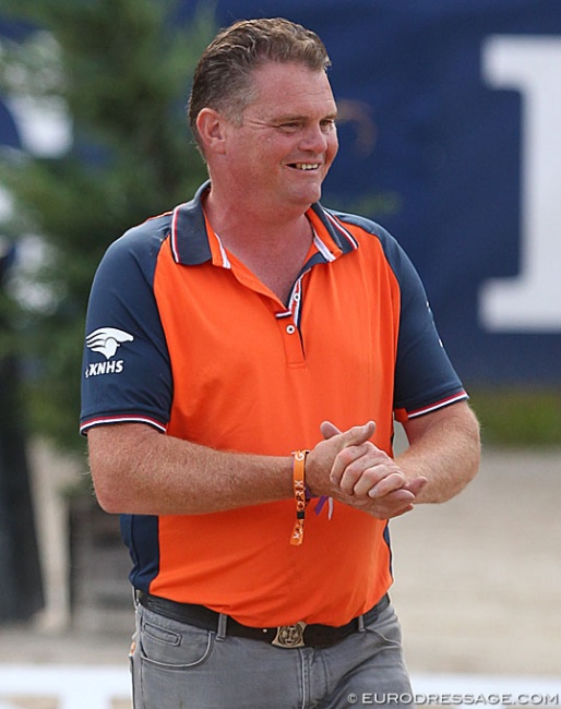 Johan Rockx at the 2018 European Young Riders Championships :: Photo © Astrid Appels