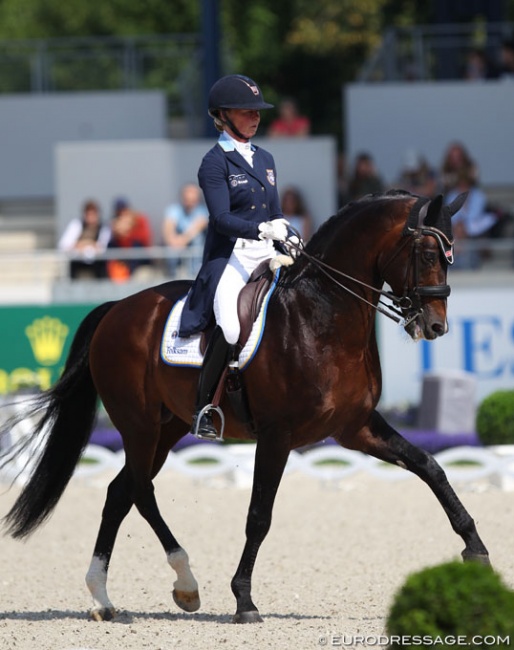 Rose Mathisen and Zuidenwind at the 2019 CDIO Aachen :: Photo © Astrid Appels