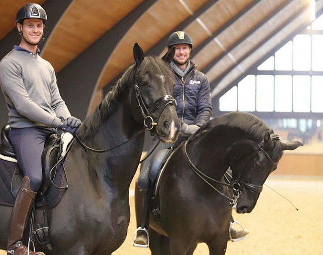 David McKinnon Joins Patrik Kittel at Eulenhof to substitute for a pregnant Malin Nilsson-Wahlkamp :: Photo © Lyndal Oatley