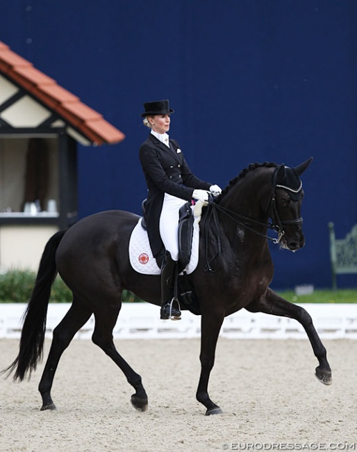 Jessica von Bredow-Werndl and Sir Max in the Nurnberger Burgpokal qualifier in Hagen :: Photo © Astrid Appels