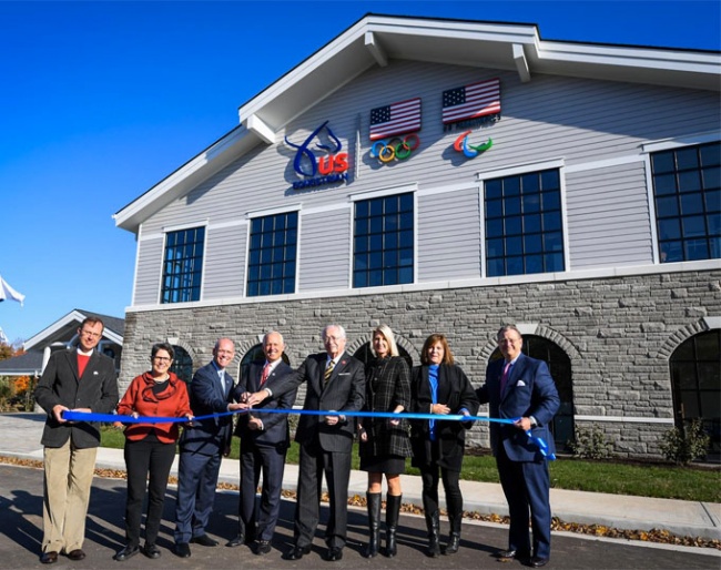 US Equestrian hosts official ribbon cutting ceremony of new headquarters :: Photo © Andrea Evans