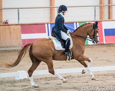 Märit Olofsson Nääs and Strolchi at the 2019 CDI Sopot :: Photo © Lukasz Kowalski