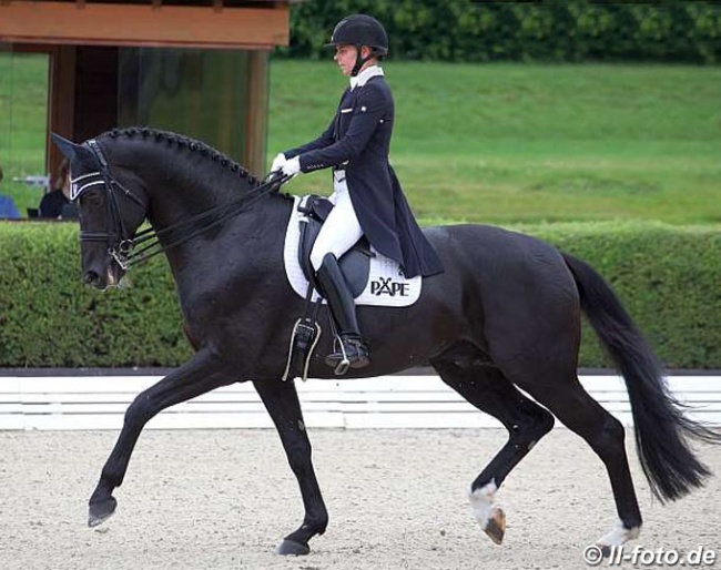 Susan Pape and Libertad at the 2019 Nurnberger Burgpokal qualifier in Werder :: Photo © LL-foto
