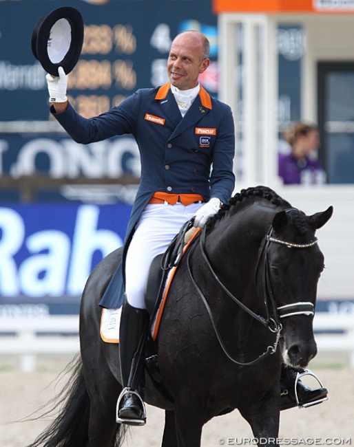 Hans Peter Minderhoud and Dream Boy at the 2019 European Dressage Championships :: Photo © Astrid Appels