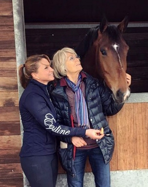 Dorothee Schneider and Gabriele Kippert with Karlijn V