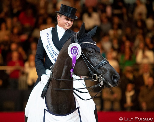 Dorothee Schneider and Sammy Davis Jr at the 2019 CDI-W Madrid :: Photo © Lily Forado