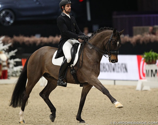 Thibault Vandenberghe and Santiago Song at the 2019 CDI-W Mechelen :: Photo © Astrid Appels