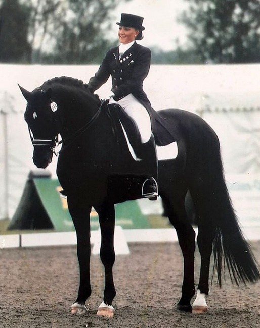 Elisa Swanenberg and Akatschi at the CDIO Hickstead