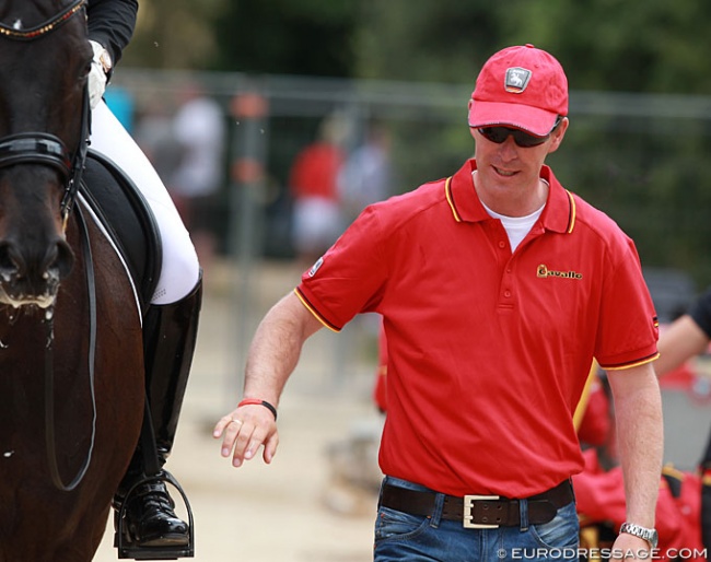 Oliver Oelrich at the 2014 European Junior/Young Riders Championships in Arezzo, Italy :: Photo © Astrid Appels