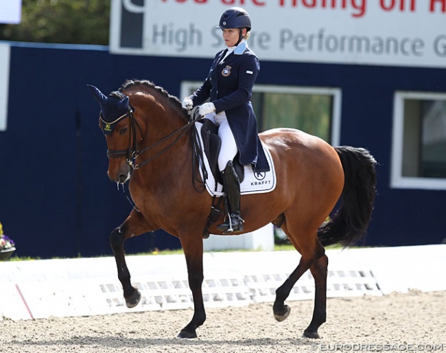 Charlotte Haid-Bondergaard and Roberto des Frettes at the 2019 CDI Hagen :: Photo © Astrid Appels