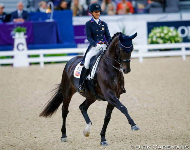 Kasey Perry-Glass and Gorklintgaards Dublet at their last show, the 2019 World Cup Finals in Gothenburg :: Photo © Dirk Caremans