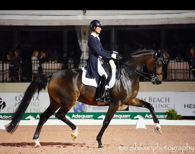 Kelly Layne and Samhitas at the 2020 CDI-W Wellington :: Photo © Satomi Ishikuri