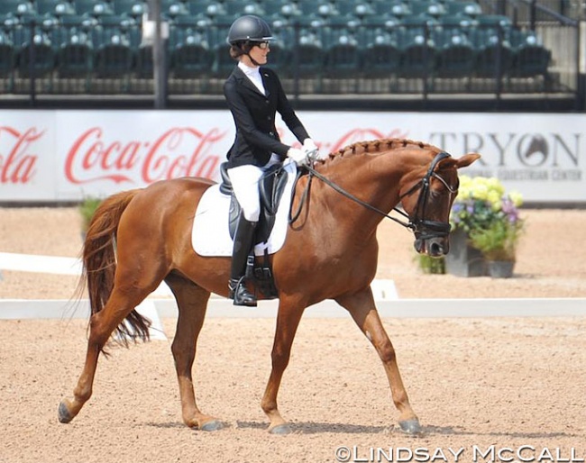 Marie Vonderheyden and London Swing score the second highest overall result in Grade I at the 2020 CPEDI Wellington :: Photo © Lindsay McCall