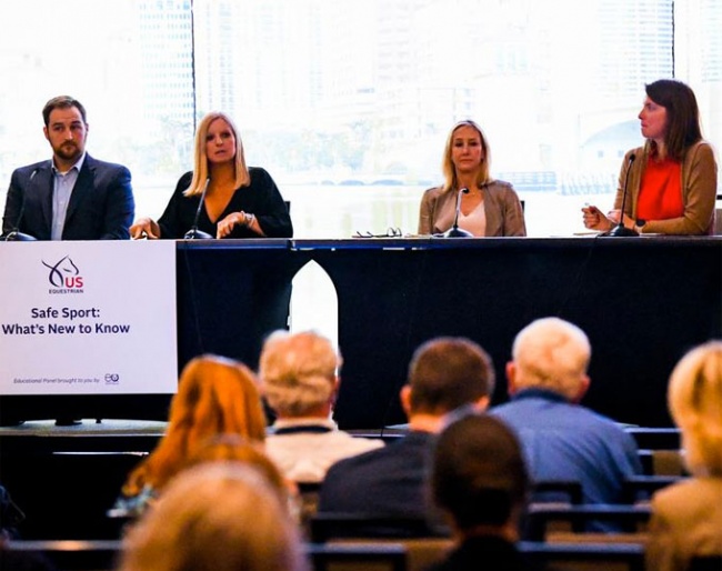The Safe Sport - What's New to Know Panel at the 2020 US Equestrian Annual Meeting in West Palm Beach, Fla. 