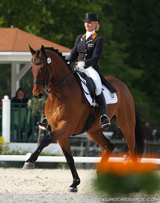 Lorraine van den Brink and Murdock at their last international, the 2013 CDI Compiègne :: Photo © Astrid Appels