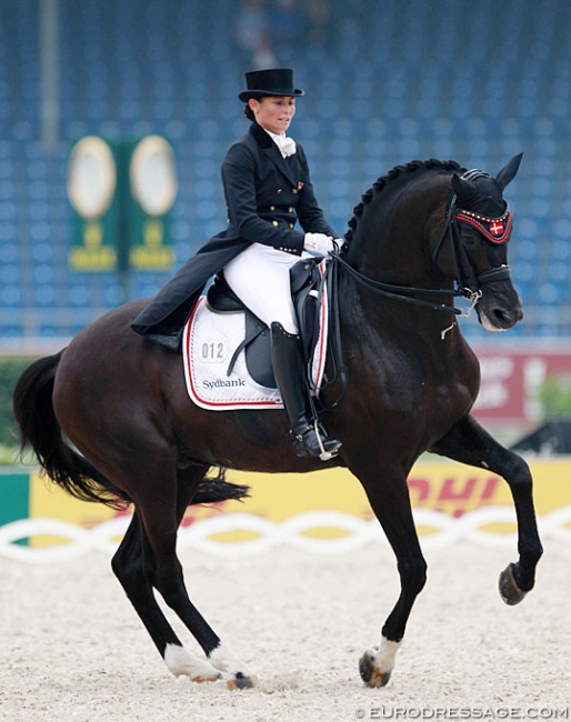 Rikke Svane and Finckenstein at the 2015 European Dressage Championships :: Photo © Astrid Appels