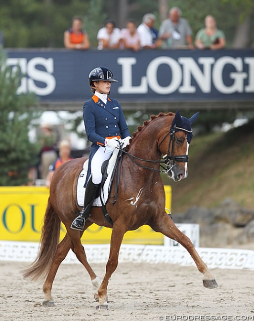 FS Las Vegas at the 2018 European Young Riders Championships :: Photo © Astrid Appels