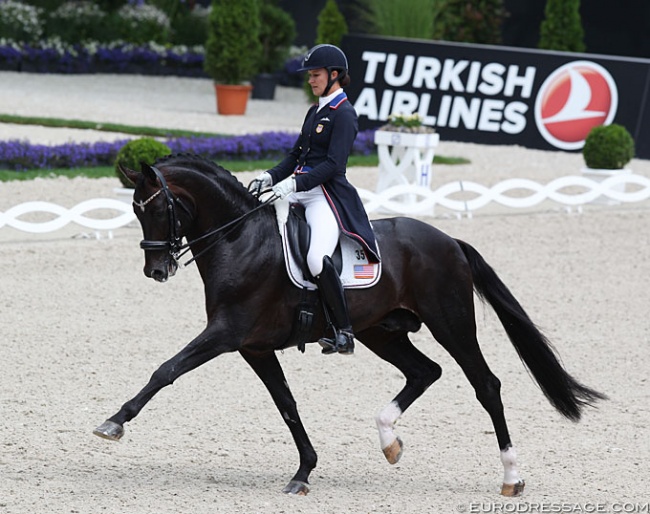 Adrienne Lyle and Betsy Juliano's Salvino at the 2019 CDIO Aachen :: Photo © Astrid Appels