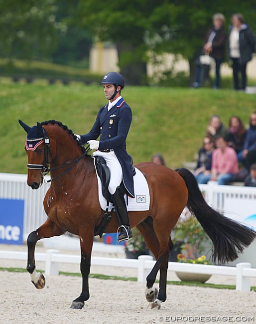 Nick Wagman and Don John at the 2019 CDIO Compiègne :: Photo © Astrid Appels