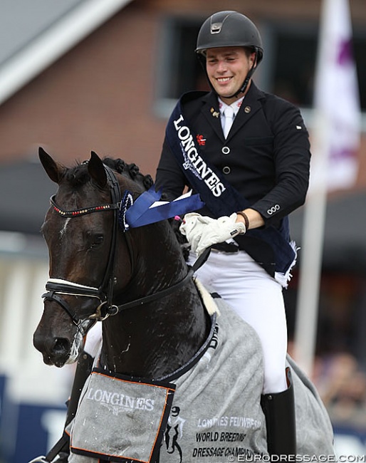 Zucchero OLD, winner of the 6-year old Finals at the 2019 World Young Horse Championships :: Photo © Astrid Appels