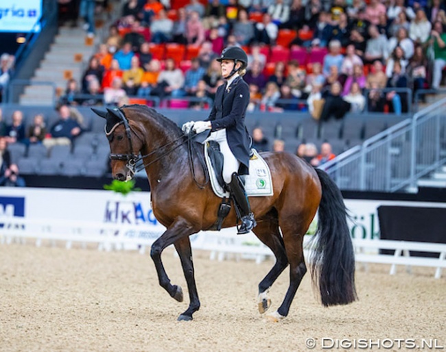 Sandra Dahlin and Ichi at the 2020 CDI-W Gothenburg :: Photo © Digishots