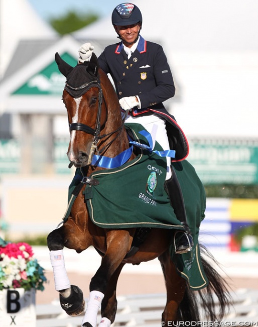 Steffen Peters and Suppenkasper at the 2020 CDI Wellington :: Photo © Astrid Appels