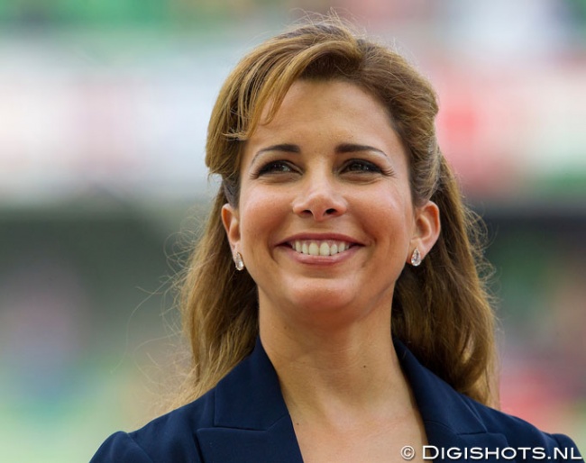 Princess Haya Bint al Hussein at the 2014 World Equestrian Games in Caen :: Photo © Digishots