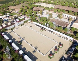 The international dressage competition at Es Fangar in 2016