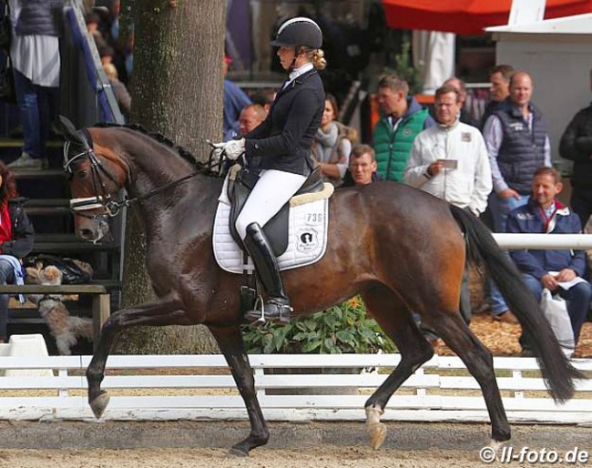 Leslie Rohrbacher and Schöne Scarlett at the 2018 Bundeschampionate :: Photo © LL-foto