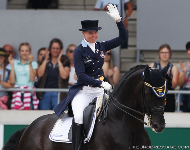 Therese Nilshagen and Dante Weltino OLD at the 2019 CDIO Aachen :: Photo © Astrid Appels