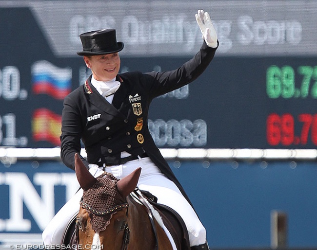 Isabell Werth at the 2019 European Dressage Championships in Rotterdam :: Photo © Astrid Appels