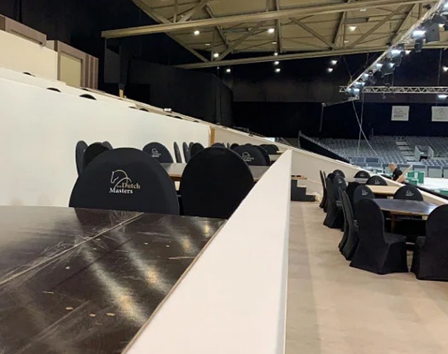 Empty seats at the 2020 CDI-W 's Hertogenbosch this year