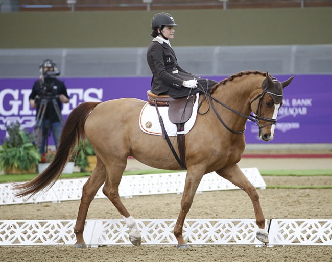 Barbara Minneci and Stuart at the 2020 CPEDI Doha :: Photo © Al Shaqab