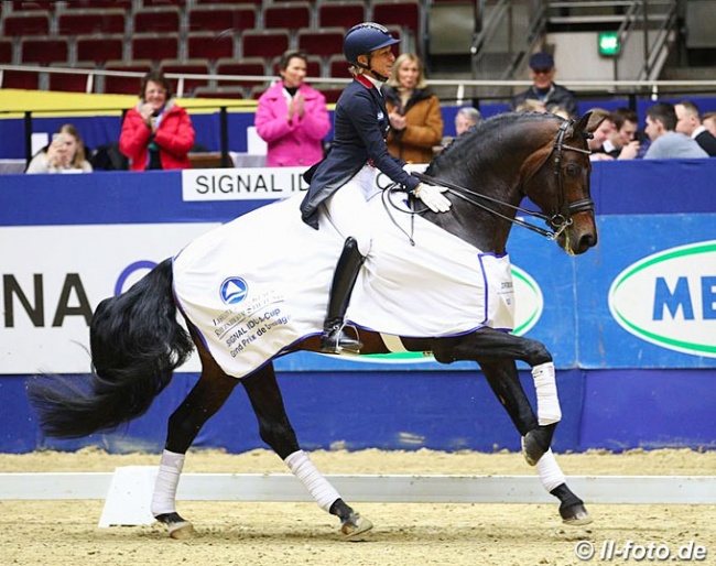 Ingrid Klimke and Franziskus at the 2020 CDI Dortmund :: Photo © LL-foto