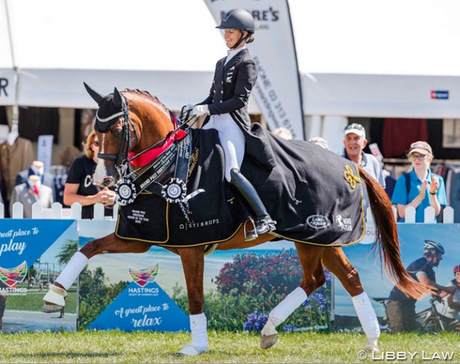 Melissa Galloway and Windermere J’Obei W at the 2020 CDI Hastings :: Photo © Libby Law